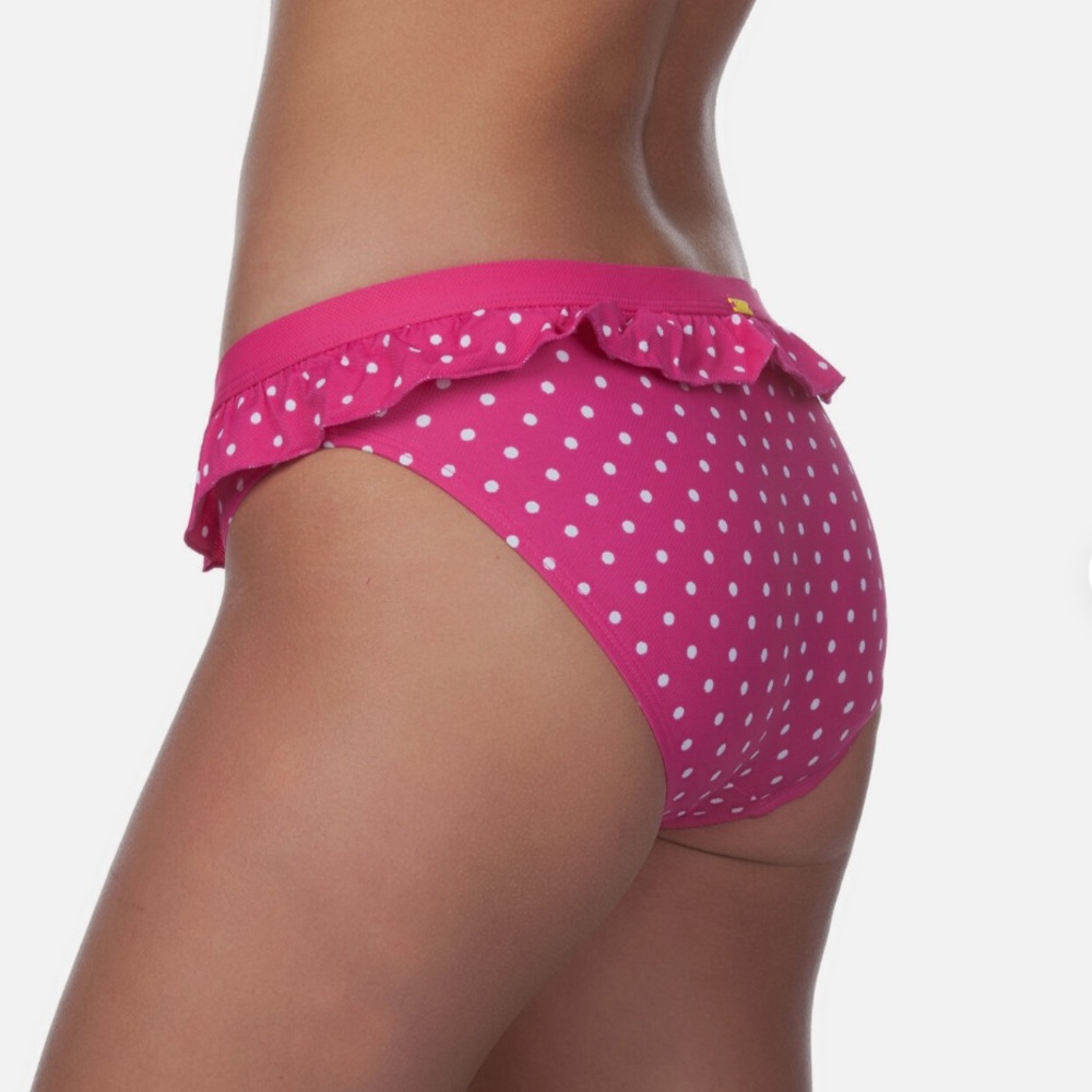 Panache Betty Polka Dot Low Rise Frill Bikini Swimsuit Swim Bottom - Picture 5 of 9